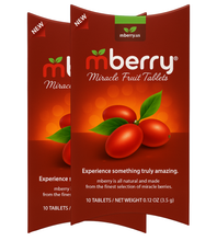 Load image into Gallery viewer, mberry Miracle Fruit Tablets (2 Pack)
