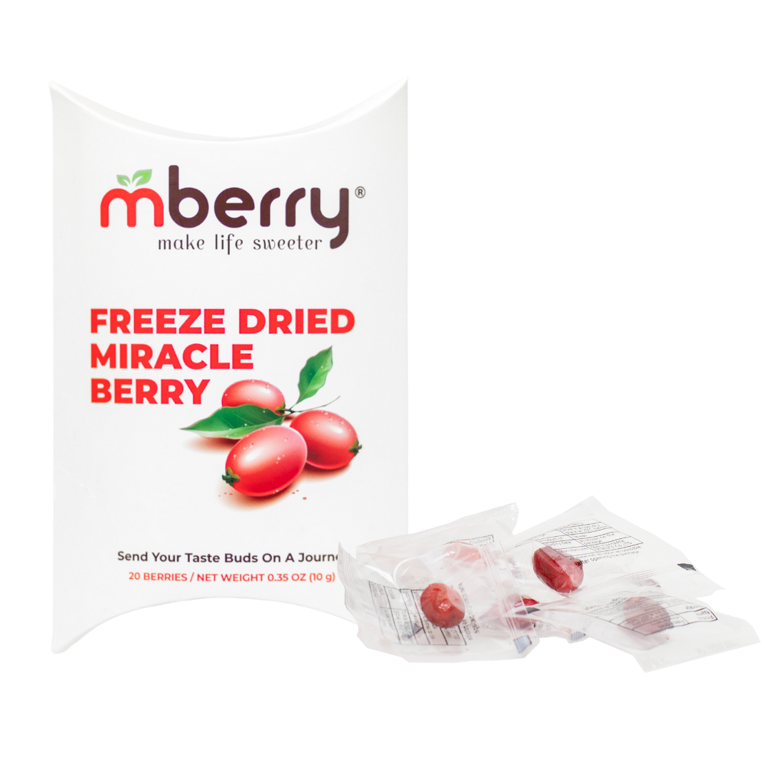 mberry Freeze Dried Miracle Berries (20 Berries) | mymberry